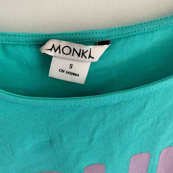 2 for $20 - 🏃‍♀️ RUN WITH ME - Turquoise Cropped Workout Top 🏋️‍♂️ - Picture 2 of 4